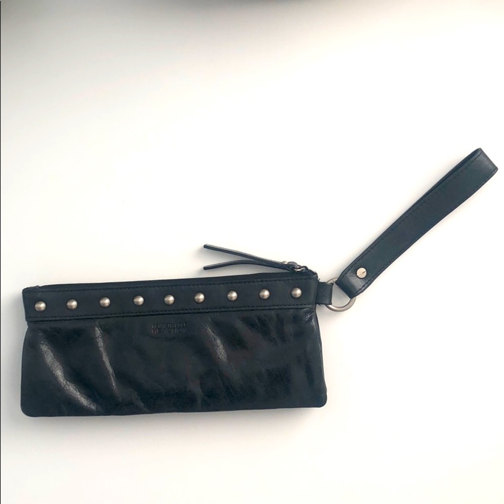 Kenneth Cole Reaction Leather Wristlet